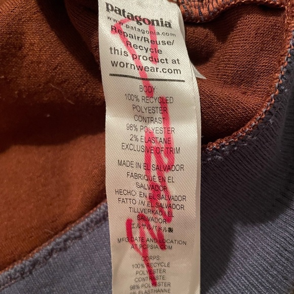 Patagonia Men's Full Zip Shearling Jacket Fox Red Size Men's L EUC - Picture 5 of 6